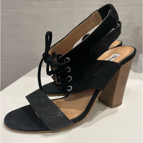 Dune London Sandals in black Suede ❤️ - Picture 3 of 6